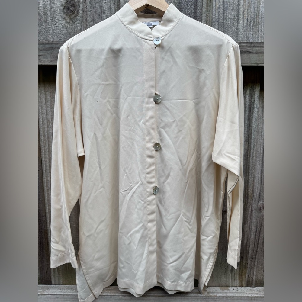 Silk Ivory Blouse
